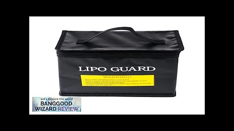 Multifunctional Explosion-proof Bag Fireproof Waterproof Lipo Battery Safety Storage Bag Review