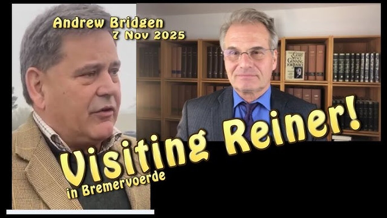 Andrew Bridgen ex MP UK update visit to Reiner Fuellmich in Prison
