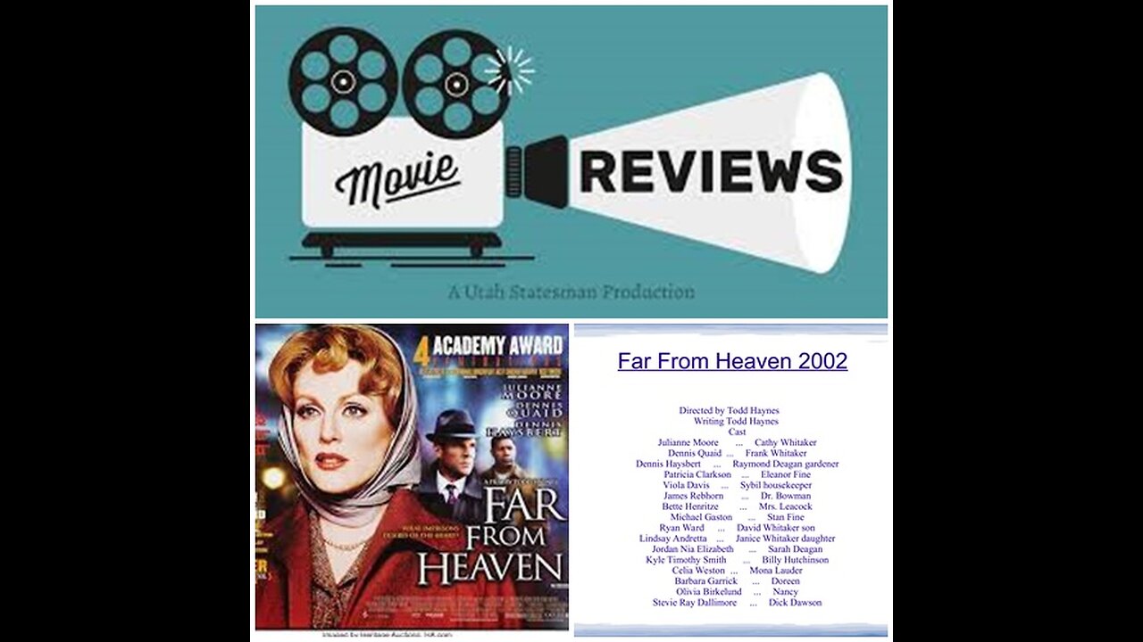Far From Heaven 2002 Movie Review