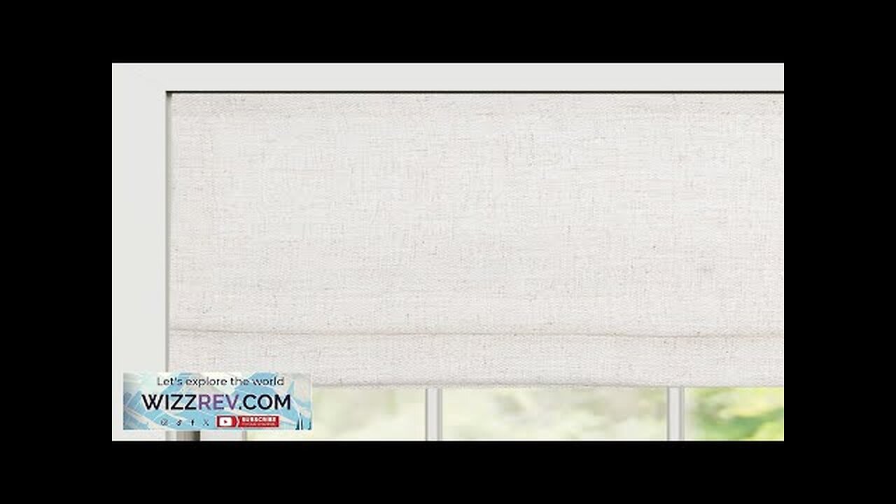 Cordless Linen Roman Shades Premium Blackout Roman Window Shades Custom Washable Fabric Review