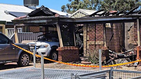 After the fire in Ballajura