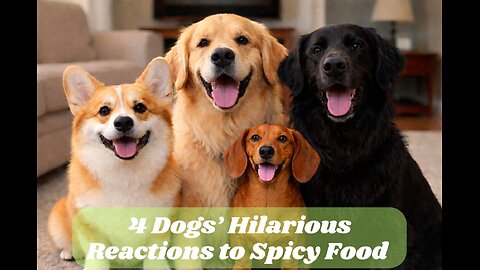 4 Dogs’ Hilarious Reactions to Spicy Food 🐾| funny dog 13