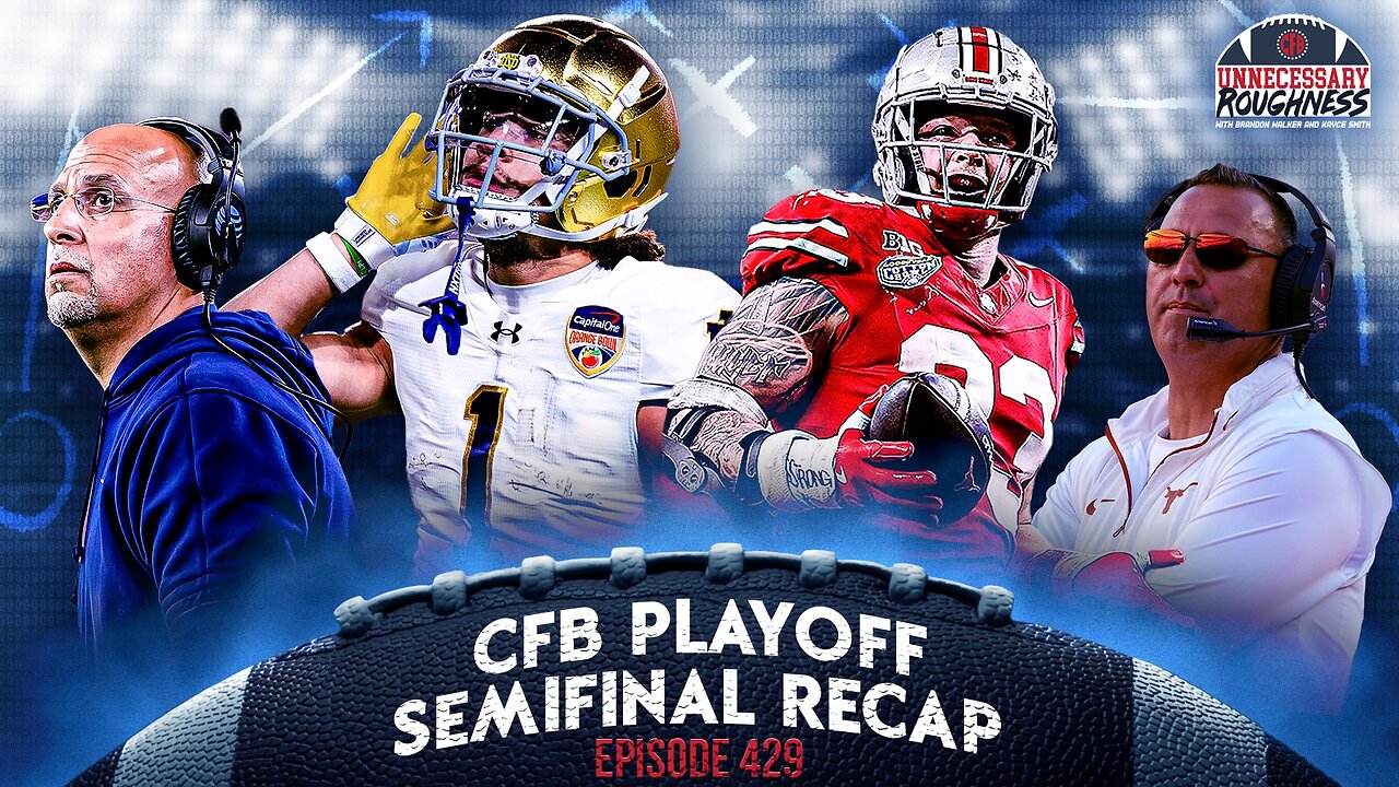 LIVE CFB PLAYOFFS SEMIFINALS REACTION