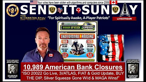 Do the 10,989 American Bank Branch Closures Signal NESARA? Plus 3iATLAS, Gold Ending [DS] Fed & More