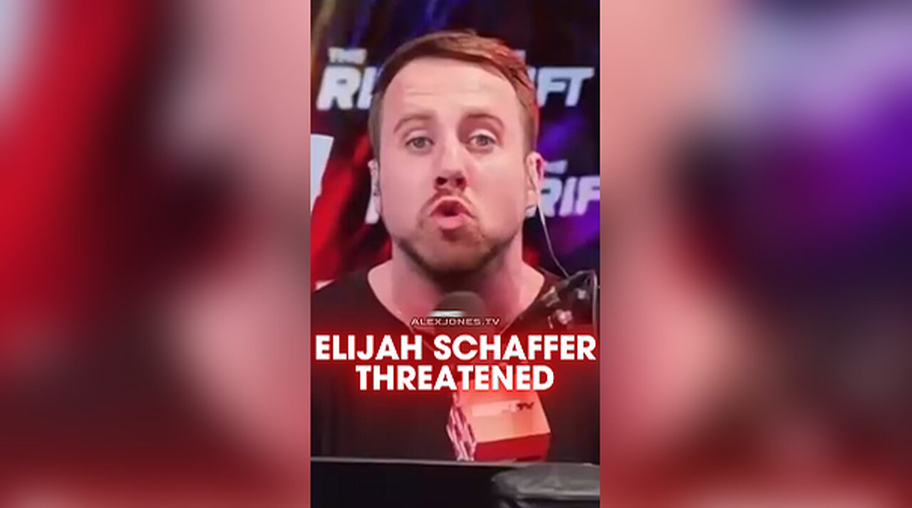 Alex Jones: Elijah Schaffer is Being Legally Threatened (by Charlie Kirk's Murderers) - 10/8/25