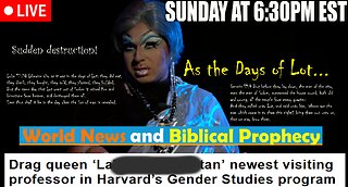 LIVE SUNDAY AT 6:30PM EST - Current News and Biblical Prophecy - The Days of Lot
