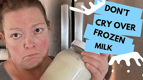 How to Make Cottage Cheese, Mozzarella, Ricotta & More from Accidentally Frozen Milk!