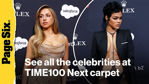 See all the celebrities at TIME100 Next carpet in NYC