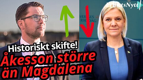 För första gången: Åkesson går om Magdalena - Historisk SD seger