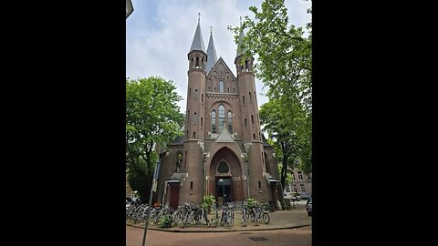 New Year 2026 - Vondelkerk old Church in Amsterdam. The new Europe