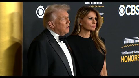 First Lady Melania Stuns on the Red Carpet at the Kennedy Center Honors