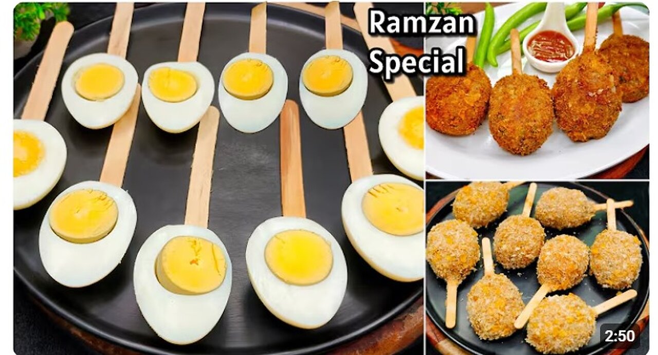 Ramzan Special Recipes | Half Egg Lollipop Recipe | Ramadan Recipes | Iftar Recipes | Ramzan Recipe