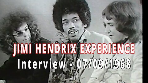 Jimi Hendrix Experience interview featuring Jimi Hendrix