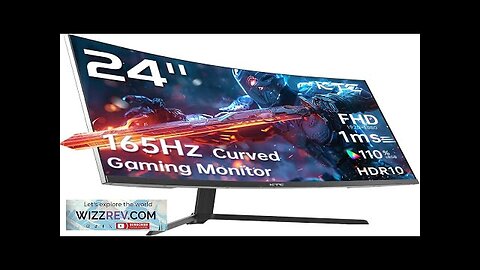 KTC 24 inch 1500R Curved Gaming Monitor 165Hz 1ms FHD 1080p VA Review