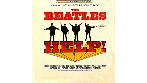 The Beatles - Help! (1965, OST) Original 1965 Stereo US Album Vinyl Rip
