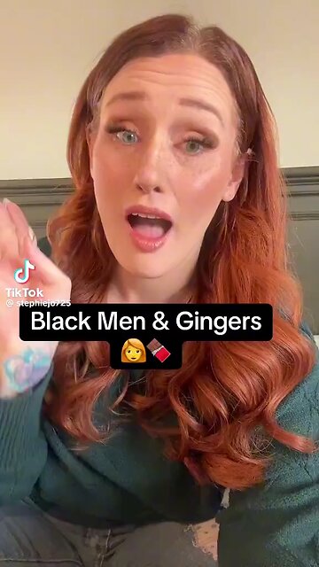 😍 White woman wants to create a dating app for black men to date ginger white women.