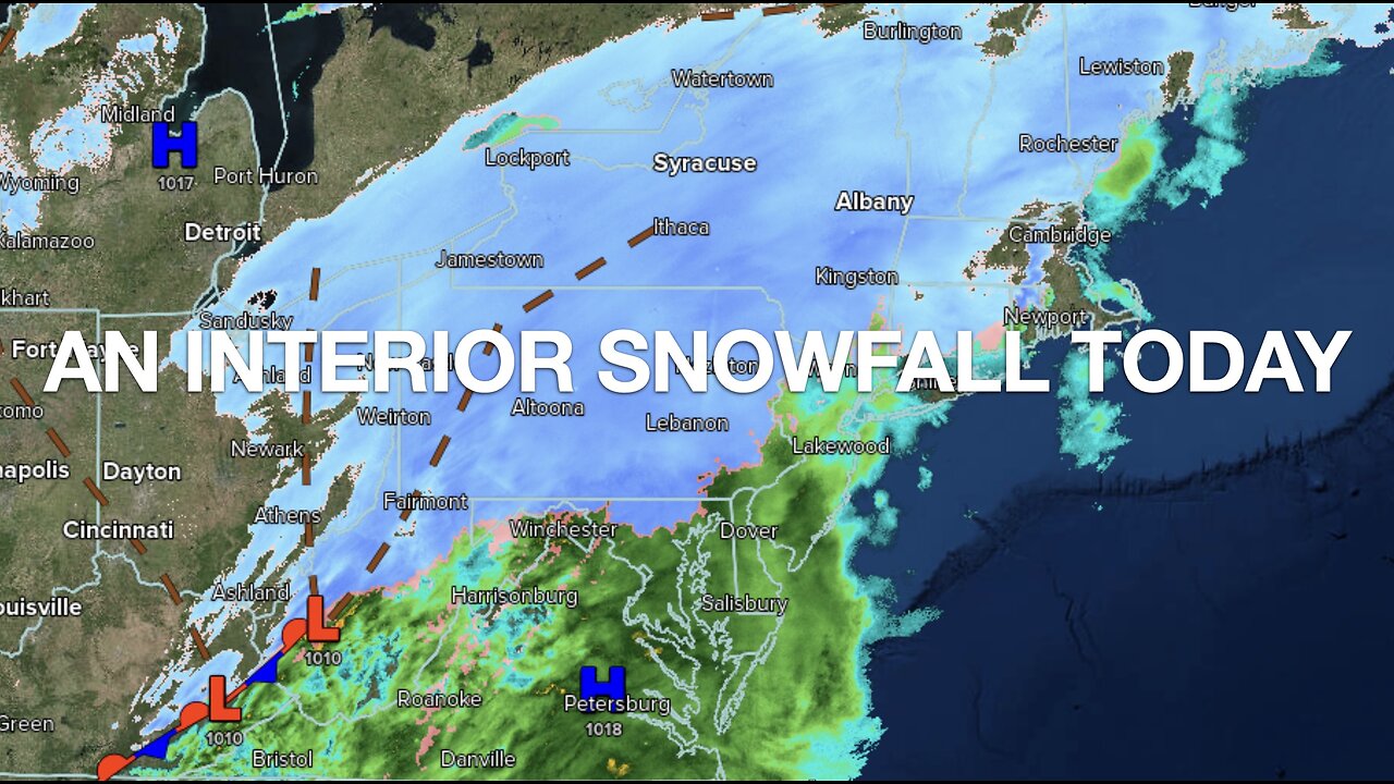 An Interior Snowfall Today