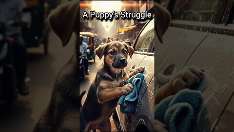 This puppy's story will change your life forever. #puppy #love #ai story #motivationalstory #toons