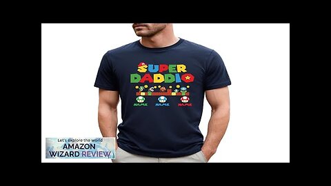 Personalized Super Daddio Shirt with Kids Names Gift for Father's Day Shirt Review