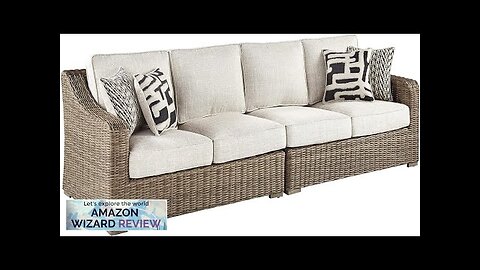 Signature Design by Ashley Beachcroft Outdoor Left & Right Arm Facing Wicker Review