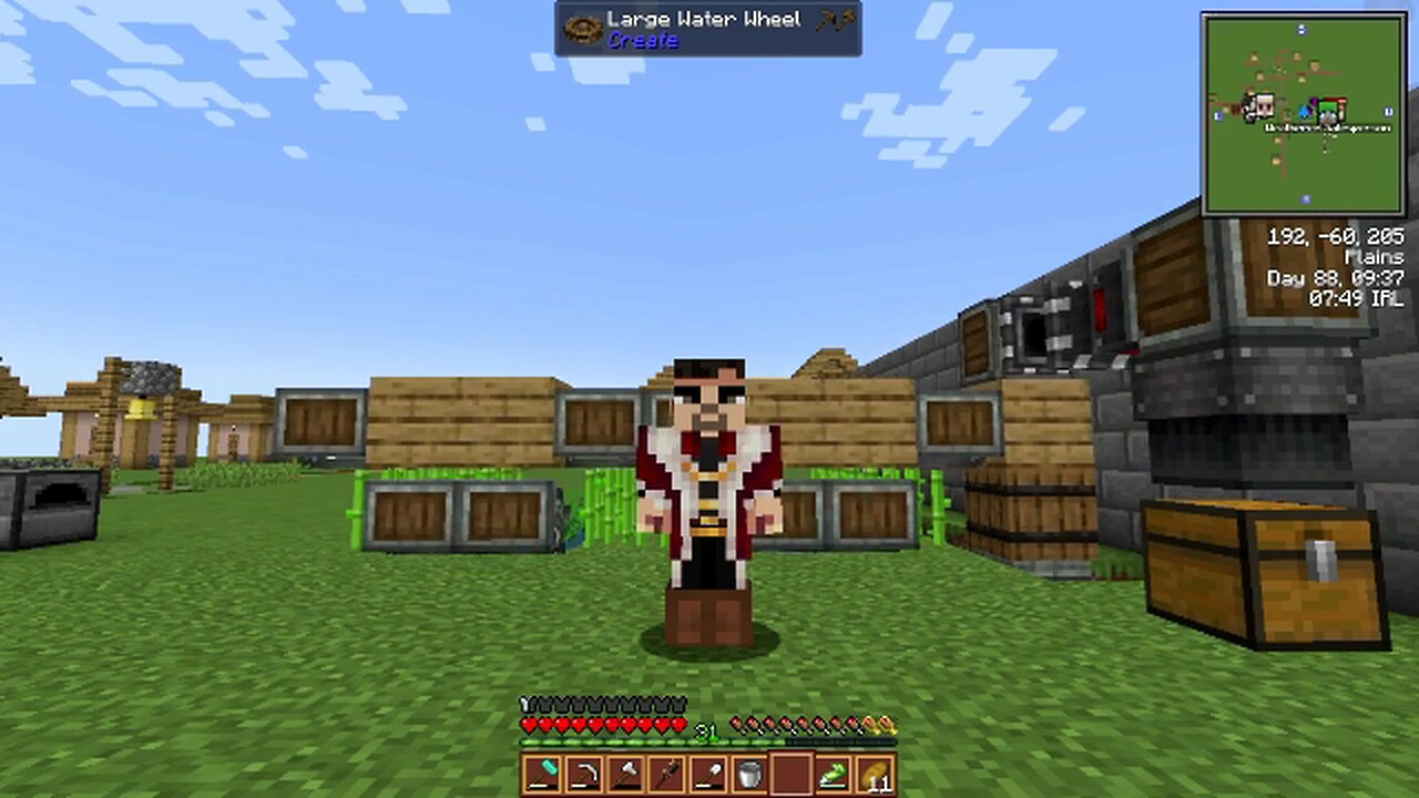 Creative Engineering E14: Functional Storage & Auto Rice and Sugar Cane Farm (Create Mod)