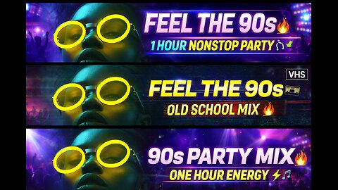 Feel the 90s 🎶🕺💃: One Hour Continuous Party Mix 🔥🎧🎉