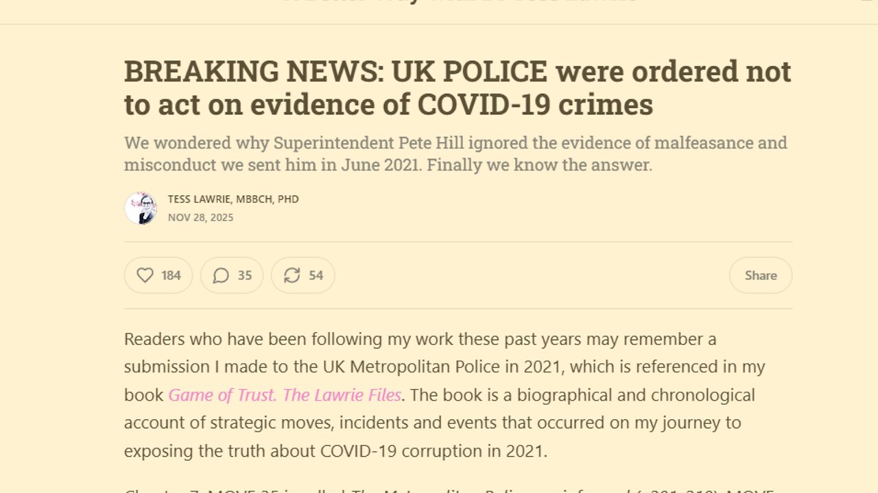 Mark Sexton introduces constitutional correspondence which has been placed into the public domain.