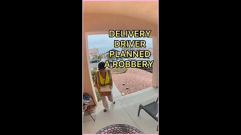 Delivery Driver’s Hidden Plan Caught on Camera 😱🚨”