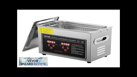 VEVOR Ultrasonic Cleaner with Digital Timer & Heater Professional Ultra Sonic Jewelry Review