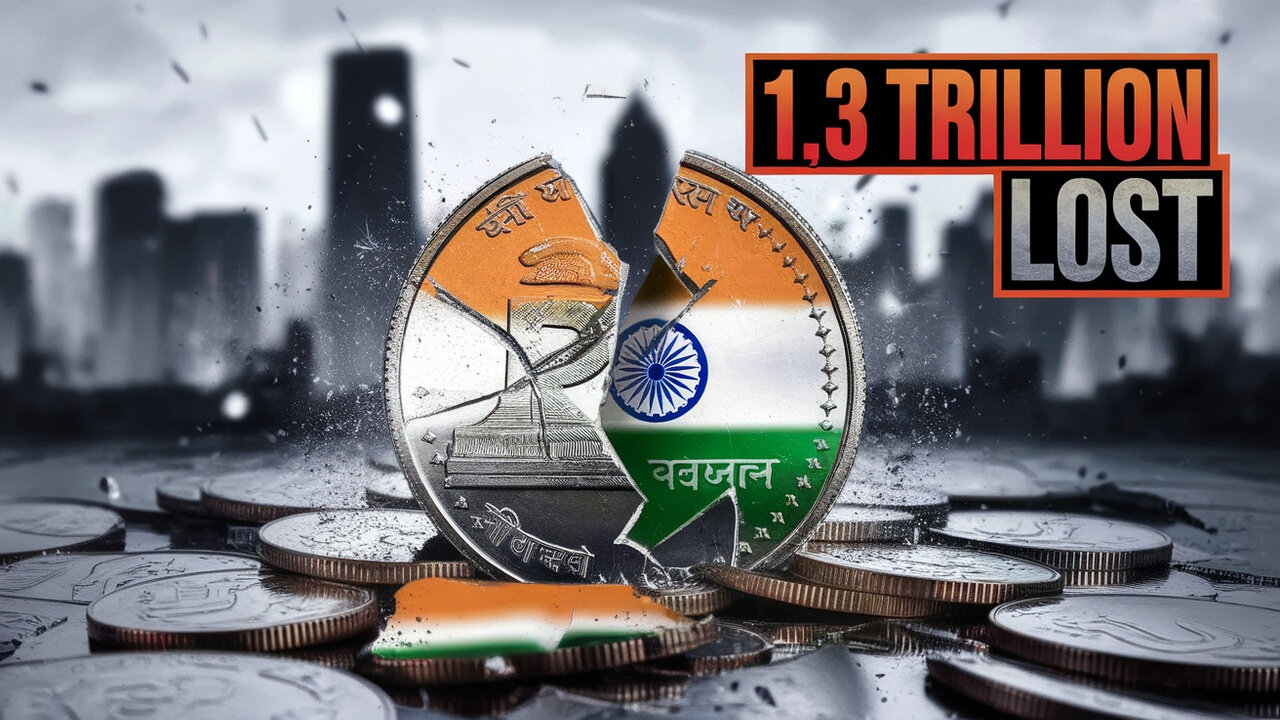 1.3 TRILLION Gone! Why FIIs Are Exiting India 🚨