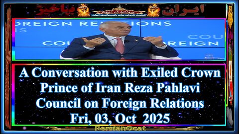 A Conversation with Exiled Crown Prince of Iran Reza Pahlavi _ 3/5