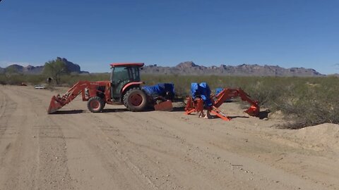Desert Neighbors & DIY: Backhoe Work & Laundry Soap!