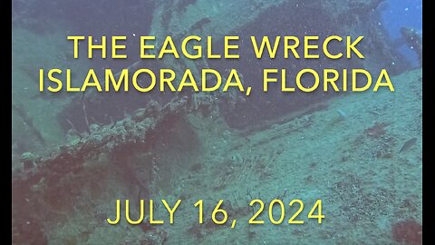 Deep SCUBA Dive at The Eagle Wreck, Islamorada, Florida