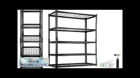 VEVOR Storage Shelving Unit 5-Tier Adjustable 2000 lbs Capacity Heavy Duty Garage Review