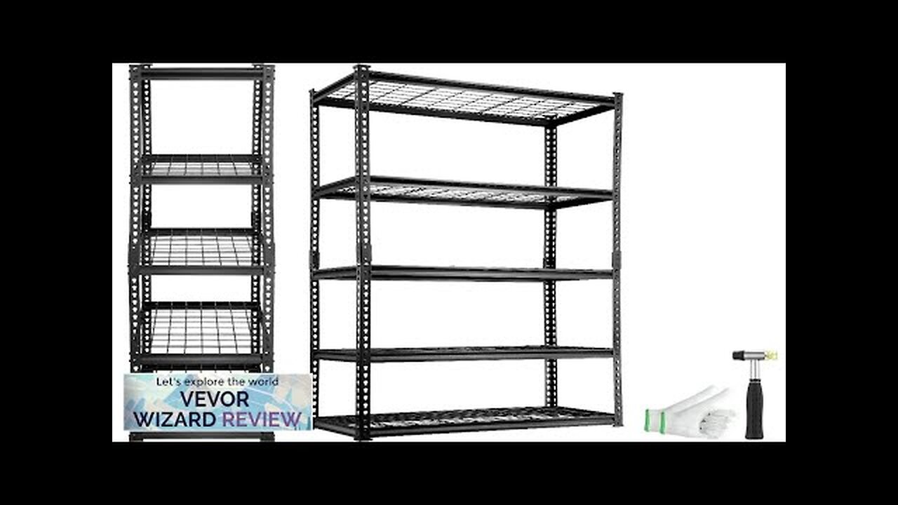 VEVOR Storage Shelving Unit 5-Tier Adjustable 2000 lbs Capacity Heavy Duty Garage Review