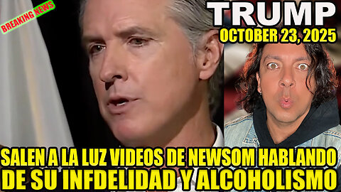 SALEN A LA LUZ VIDEOS DE NEWSOM HABLANDO DE SU INFIDELIDAD Y PROBLEMAS CON EL ALCOHOL