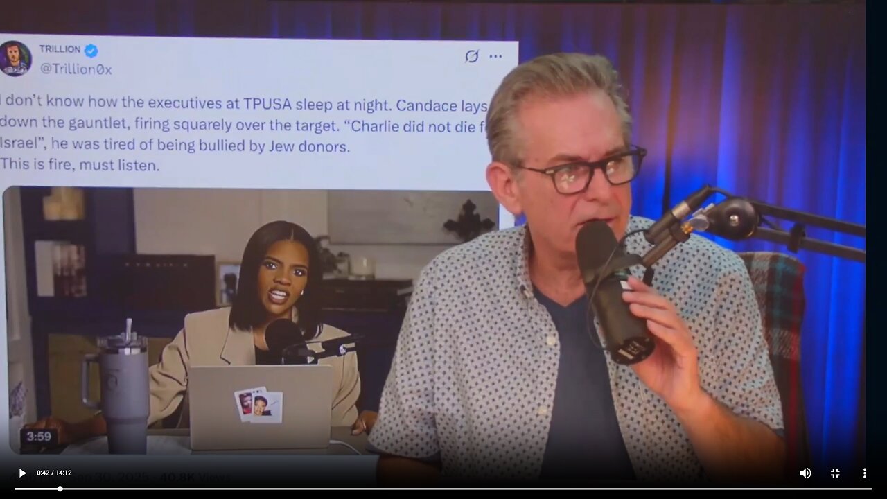 Candance Owens on Charlie Kirk refusing foreign $▮The Jimmy Dore Show