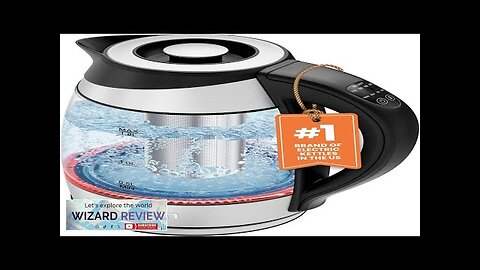 Chefman Electric Kettle with Temperature Control 5 Presets LED Indicator Lights Removable Review