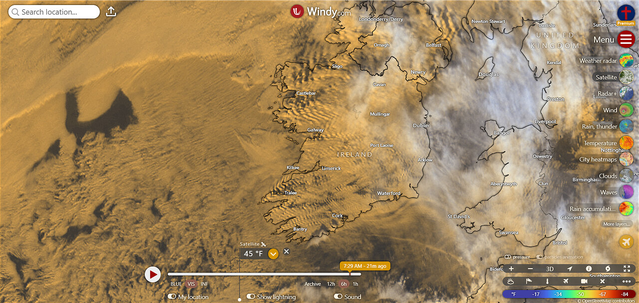 Merry Christmas Chemtrail Attack on France and England!