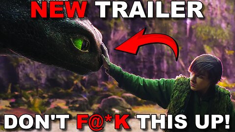 HOW TO TRAIN YOUR DRAGON New Trailer Reaction Don't Screw This Up!