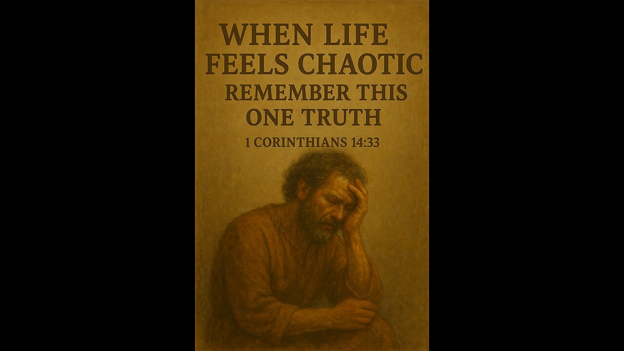 “When Life Feels Chaotic — Remember This One Truth”