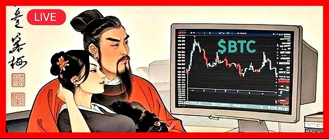 Live Market Chart trading Bitcoin, BTC