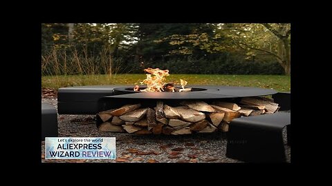 Modern Household Patio Chimeneas Fire Wood Heater Minimalist Round Outdoor Fireplace Table Review