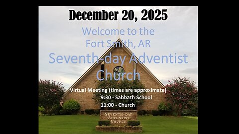 Sabbath School: Joshua - TBD / 2025 Christmas Program - Various