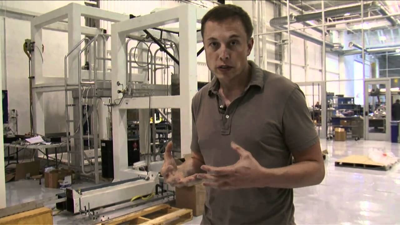 Elon's SpaceX Tour - Inspection and Simulation