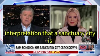 AG Pam Bondi warns mayors and governors of sanctuary cities - YOU'RE NEXT