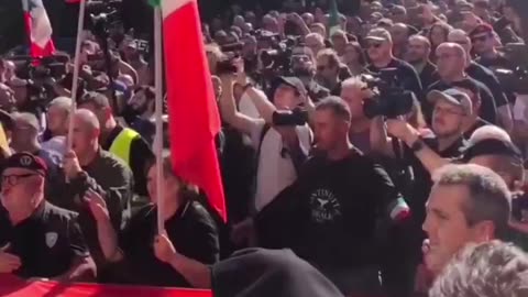 Italians and others gathered in Predappio to commemorate the March on Rome.