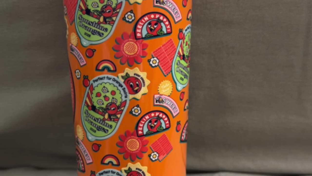 Disney Parks Florida Orange Bird Water Bottle #shorts