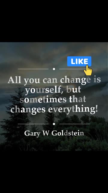 Something the change everything.