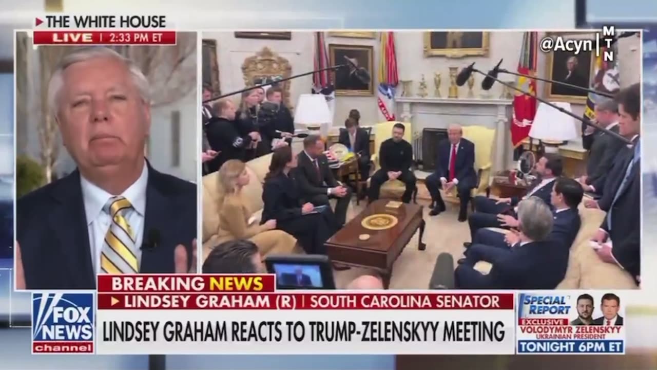 Lindsey Graham: Zelensky was "an absolute utter disaster"